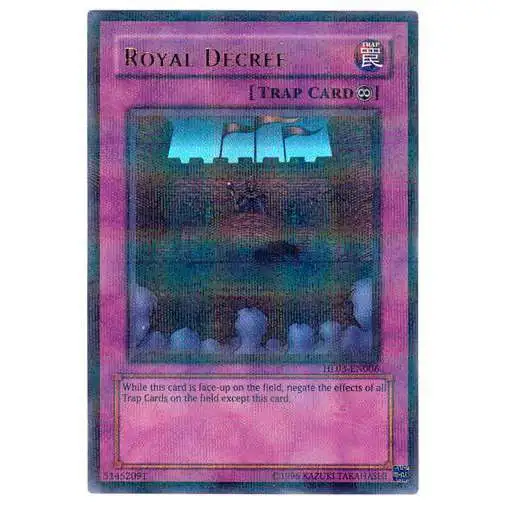 YuGiOh Hobby League Parallel Rare Royal Decree HL03-EN006