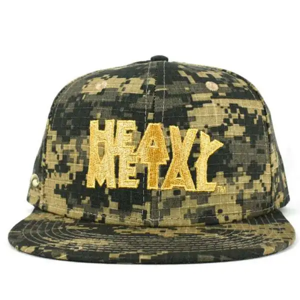 Heavy Metal Logo Snap Back Hat [Camo]