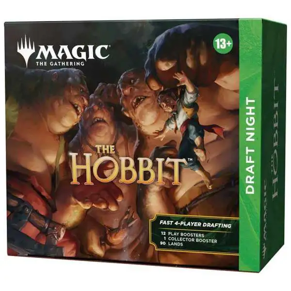 MtG The Hobbit Draft Night Bundle [1 COLLECTOR Booster, 12 PLAY Boosters, 90 Lands] (Pre-Order ships August)