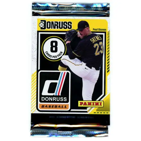 2024 Donruss Baseball Trading Card HOBBY Pack [8 Cards]