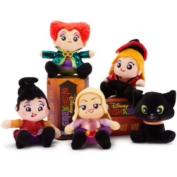 Disney Wishables Shimmer Series Hocus Pocus Exclusive 4-Inch Micro Plush Mystery Pack [1 RANDOM Figure]