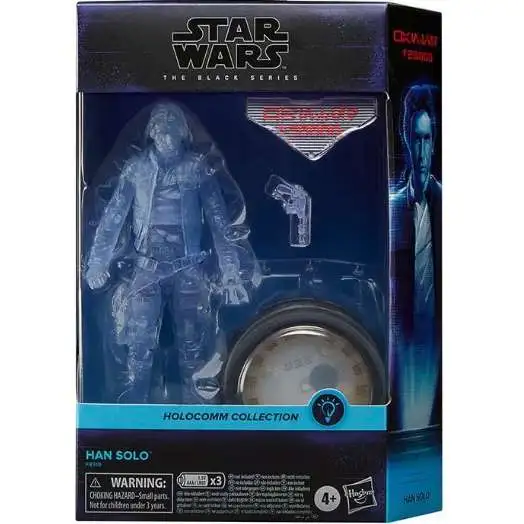Star Wars Holocomm Collection Black Series Han Solo Action Figure [with Light-Up Holopuck]