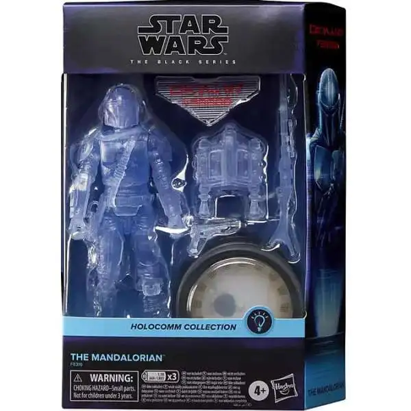 Star Wars Holocomm Collection Black Series Exclusive The Mandalorian Exclusive Action Figure