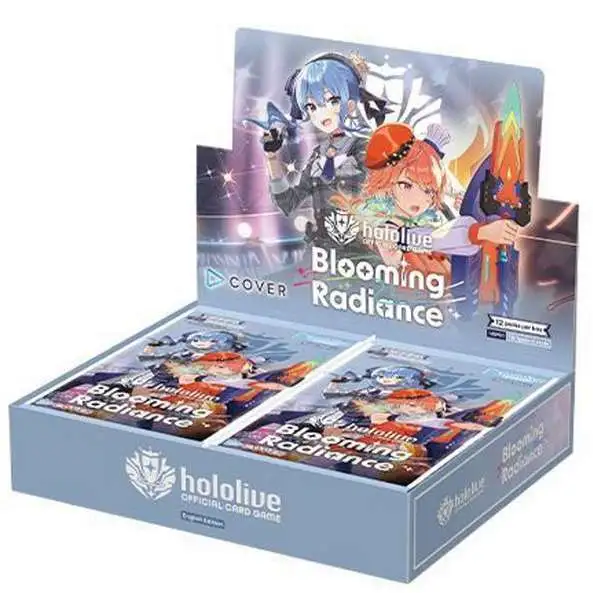 Hololive Trading Card Game Blooming Radiance Booster Box BP01 [12 Packs]
