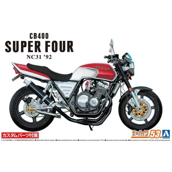1992 Honda NC31 CB400 Super Four Model Kit [Custom Parts]
