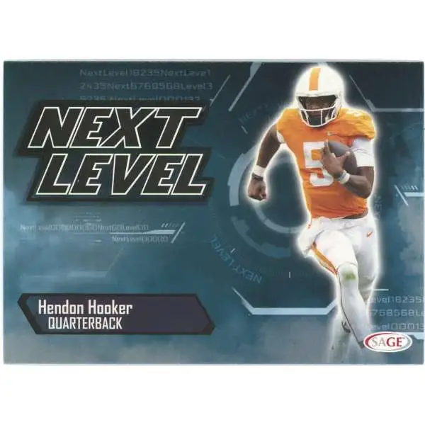 NFL 2023 Sage Single Card Black Hendon Hooker 86 Rookie, Next Level - ToyWiz