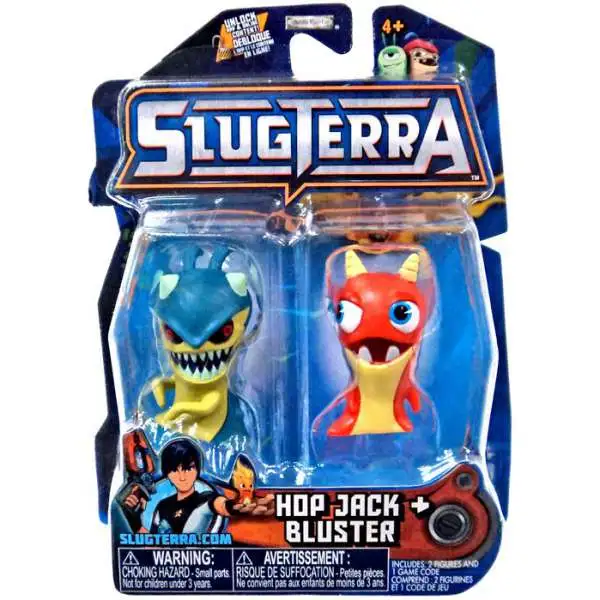 Slugterra Series 3 Hop Jack & Bluster Mini Figure 2-Pack [Includes Code for Exclusive Game Items]