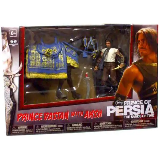 McFarlane Toys Prince of Persia The Sands of Time Prince Dastan with Aksh Action Figure Set