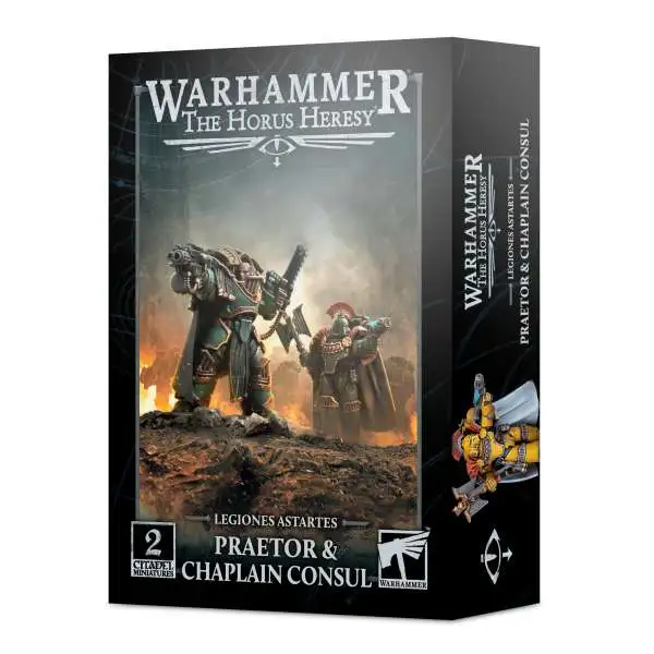 Warhammer: The Horus Heresy 2nd Edition Praetor & Chaplain Consul Miniatures