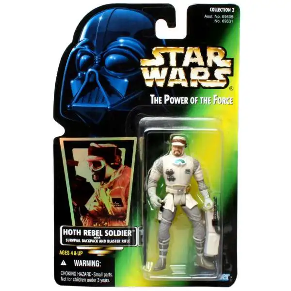 Star Wars The Empire Strikes Back Power of the Force POTF2 Collection 2 Hoth Rebel Soldier Action Figure [Hologram Card]