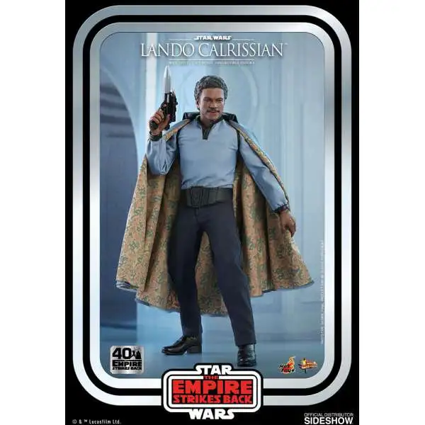 Star Wars The Empire Strikes Back Movie Masterpiece Lando Calrissian Collectible Figure MMS585