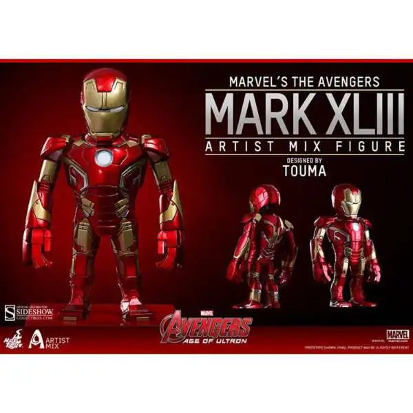 Marvel Avengers Age of Ultron Artist Mix Figure Series 1 Iron Man Mark XLIII Action Figure