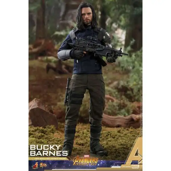 Marvel Avengers Infinity War Movie Masterpiece Bucky Barnes Diecast Collectible Figure MMS509 [Infinity War]