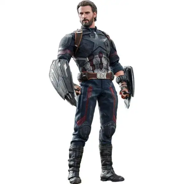 Marvel Avengers Infinity War Movie Masterpiece Captain America Collectible Figure [Infinity War]