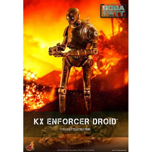 Star Wars The Book of Boba Fett KX Enforcer Droid Collectible Figure