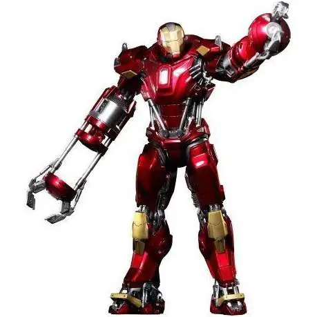 Iron Man 3 Power Pose Iron Man Mark 35 Red Snapper Collectible Figure