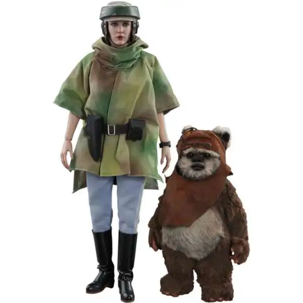 Star Wars Return of the Jedi Movie Masterpiece Princess Leia & Wicket Collectible Figure MMS551 [Return of the Jedi]