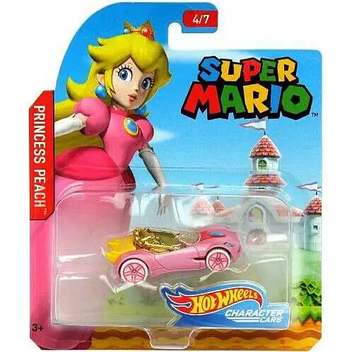 Hot Wheels Super Mario Princess Peach Diecast Car [4/7]