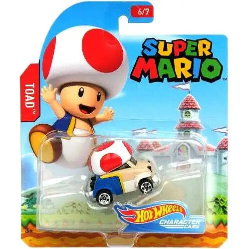 Hot Wheels Super Mario Toad Diecast Car [6/7]