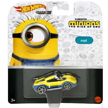 Hot Wheels Minions Rise of Gru Character Cars Carl Diecast Car