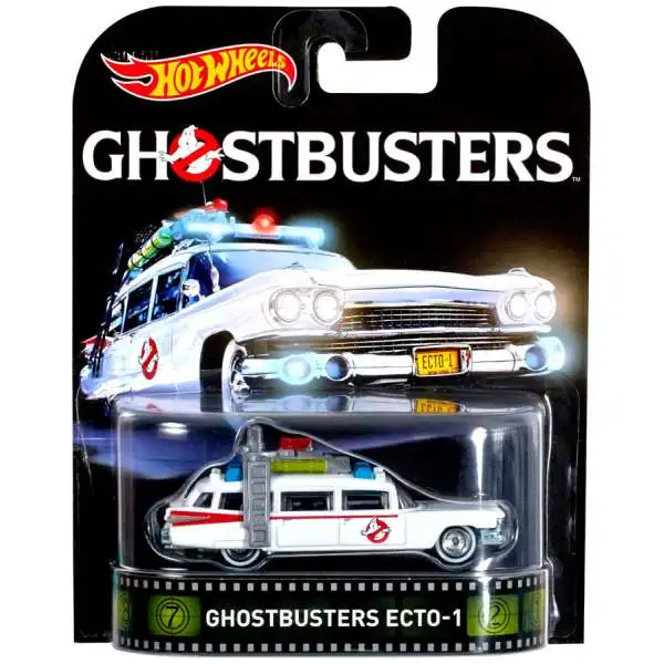 Hot Wheels Ghostbusters HW Retro Entertainment Ecto-1 Diecast Car [2016]