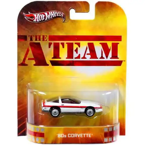 Hot Wheels The A-Team HW Retro Entertainment '80s Corvette Diecast Car