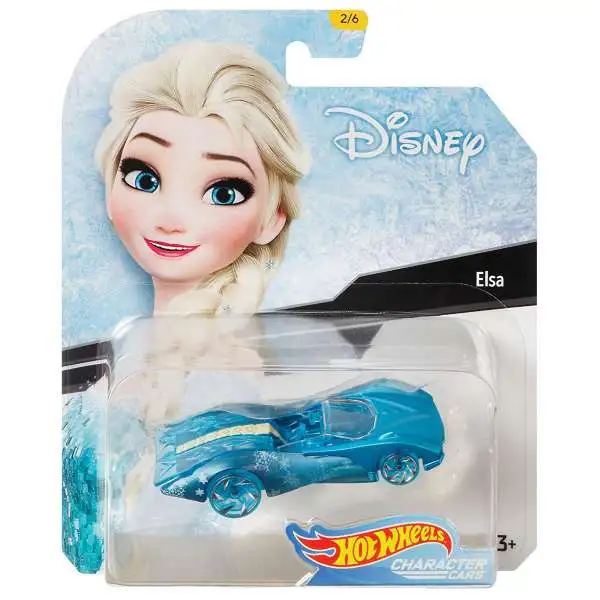 Disney Hot Wheels Character Cars Elsa Die Cast Car #2/6