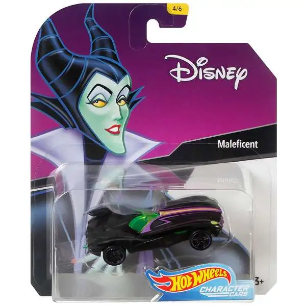 Disney Hot Wheels Character Cars Maleficent Die Cast Car