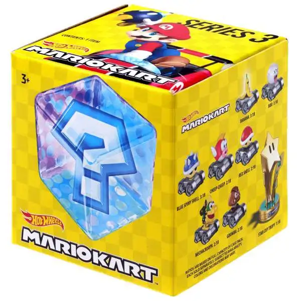 Hot Wheels Mario Kart Series 3 Mystery Pack [1 RANDOM Figure]