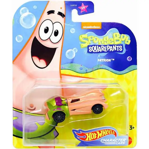 Hot Wheels Spongebob Squarepants Character Cars Patrick Diecast Car [2020]