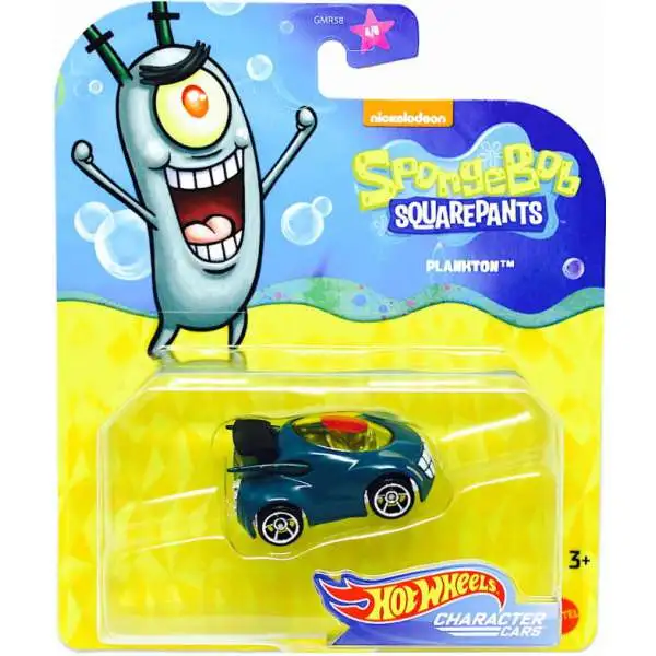 Hot Wheels Spongebob Squarepants Character Cars Plankton Diecast Car [2020]