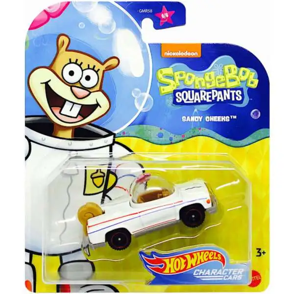 Hot Wheels Spongebob Squarepants Character Cars Sandy Cheeks Diecast Car [2020]