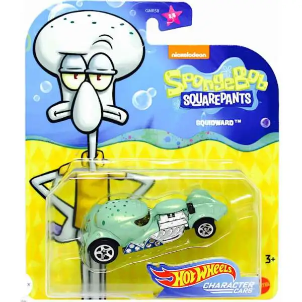 Hot Wheels Spongebob Squarepants Character Cars Squidward Diecast Car [2020]