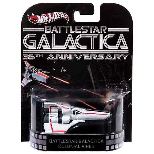 Hot Wheels Battlestar Galactica HW Retro Entertainment Colonial Viper Diecast Car [Damaged Package]