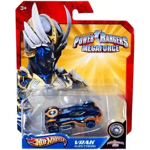 Power Rangers Megaforce Hot Wheels Vrak Alien Cyborg Diecast Car