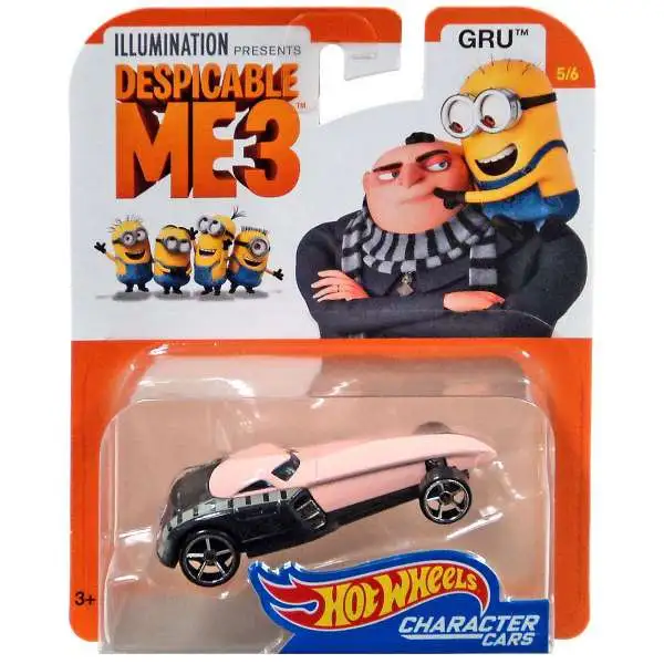 Hot Wheels Despicable Me 3 Gru Diecast Character Car #4/6
