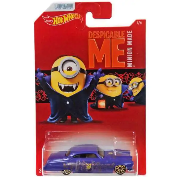 Hot Wheels Despicable Me Minion Made Fish'd & Chip'd Diecast Car [Damaged Package]
