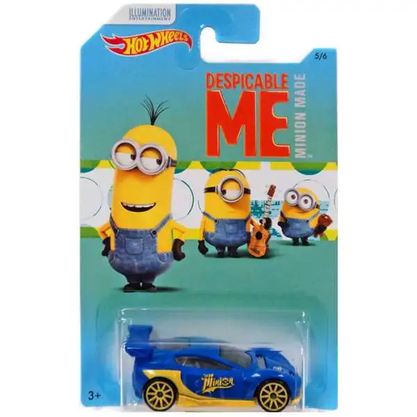 Hot Wheels Despicable Me Minion Made Synkro Diecast Car