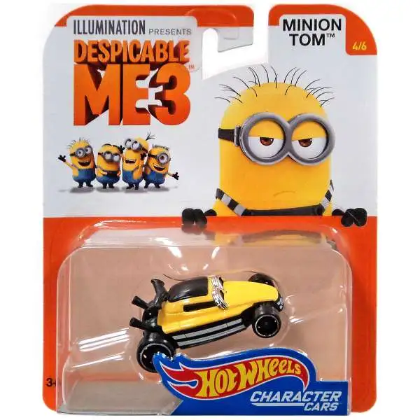 Hot Wheels Despicable Me 3 Minion Tom Diecast Character Car #4/6