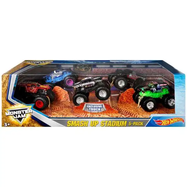 Hot Wheels Monster Jam 25 Epic Smash Up Stadium 164 Diecast Car 5