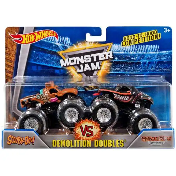 Hot Wheels Monster Jam 25 Demolition Doubles Scooby Doo vs