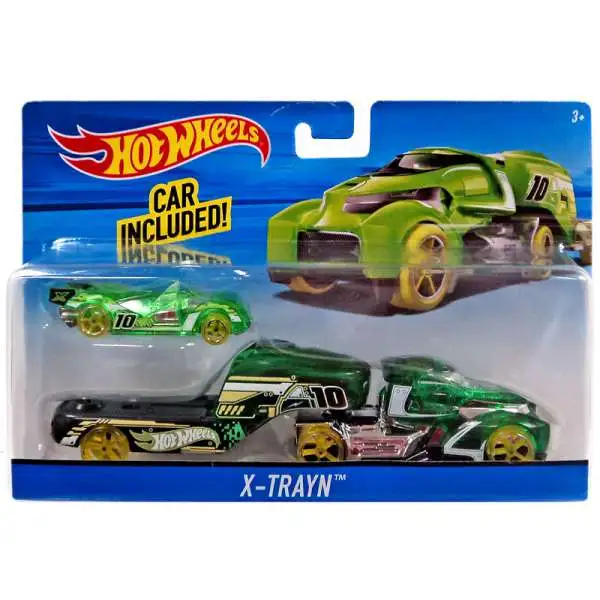 Hot Wheels X-Trayn Diecast Car [Green]