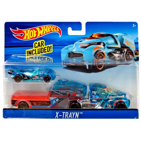 Hot Wheels X-Trayn Diecast Car [Blue]