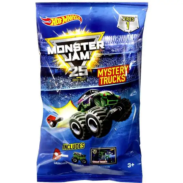 Hot Wheels Monster Jam 25 Mystery Trucks Mystery Pack [1 RANDOM Figure]