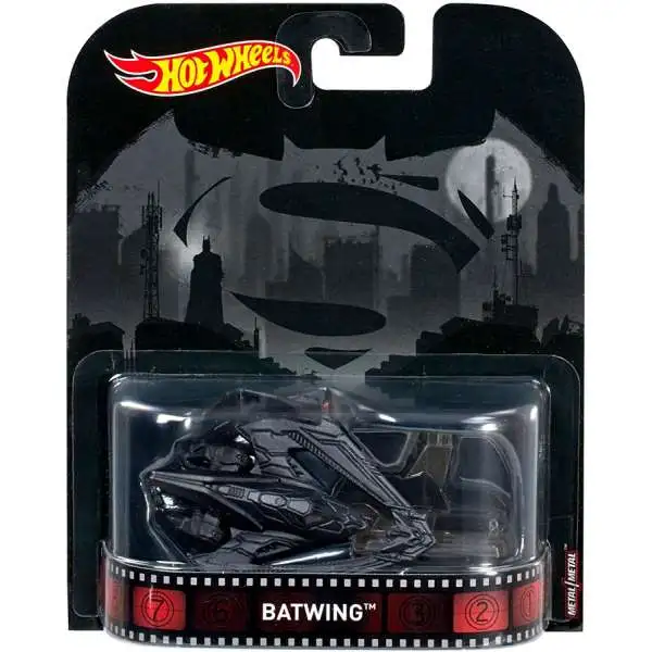 Hot Wheels Batman v Superman HW Retro Entertainment Batwing Diecast Car