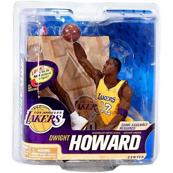 McFarlane Toys NBA Los Angeles Lakers Sports Picks Basketball Series 22 Dwight Howard Action Figure [Yellow Jersey]