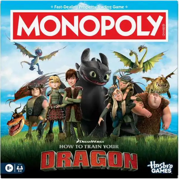 How to Train Your Dragon Monopoly Exclusive Board Game