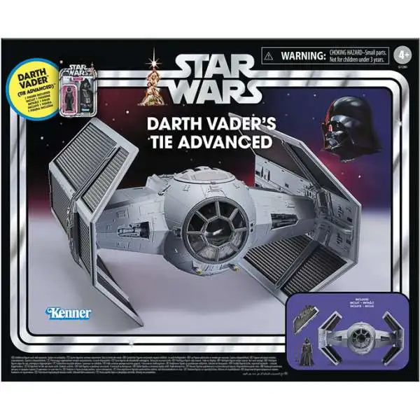 Star Wars Return of the Jedi Vintage Collection Darth Vader's TIE Advanced Vehicle & Action Figure (Pre-Order ships July)