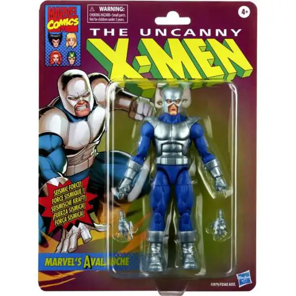 X-Men Marvel Legends Retro Series Avalanche Action Figure