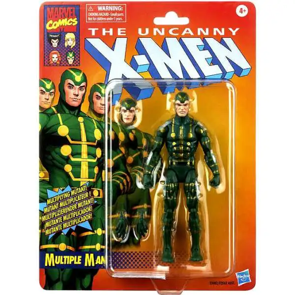 X-Men Marvel Legends Retro Series Multiple Man Action Figure [Green & Yellow Uniform]